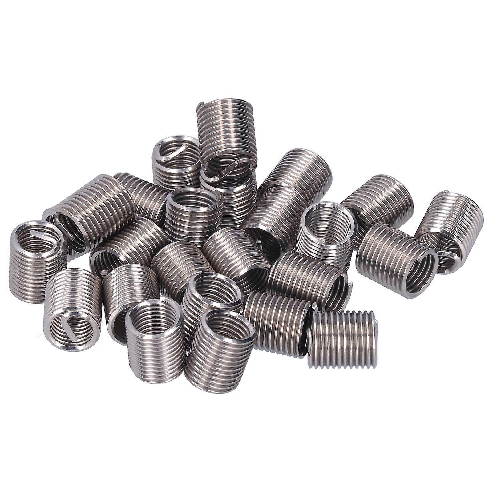 20Pcs Thread Repair M12 x 1.75 Wire Threaded Insert Nut Coiled Wire Extension Consumables2D YEMAA