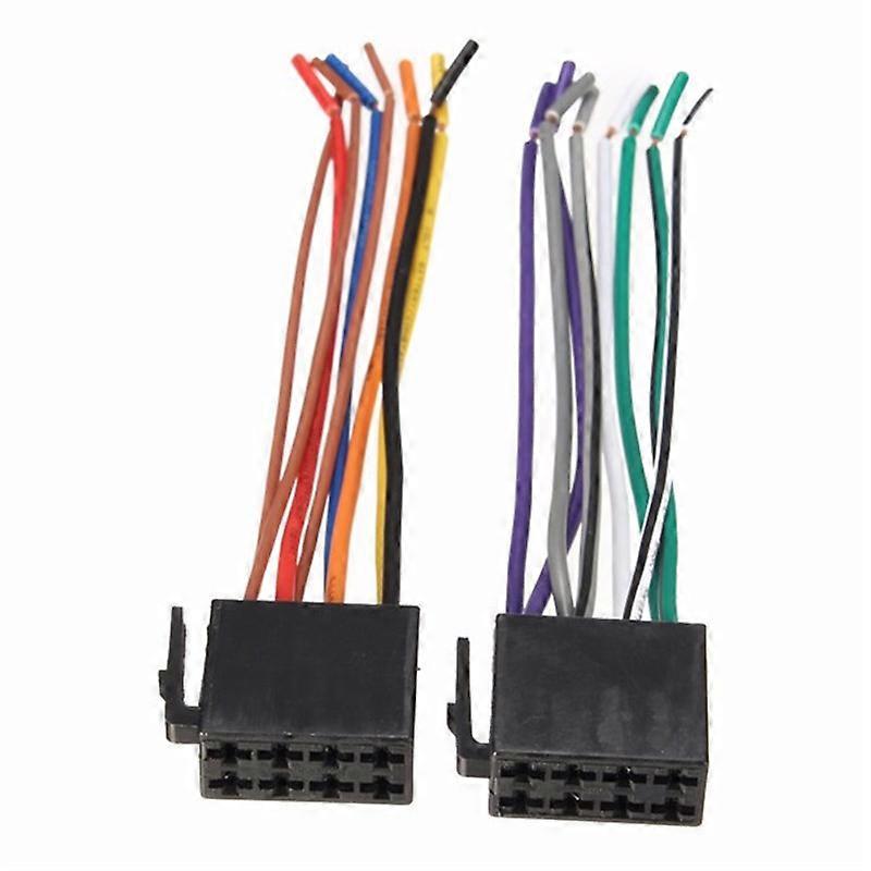 Universal Wire Car power connector Harness Adapter Cable Radio Wiring Plug for Auto Stereo System