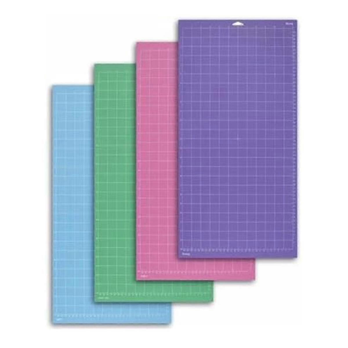 Replacement Cutting Mat Compatible for -Maker 3, Explore 3, Air 2 Cut Mat Accessories 12x24 Inch,4 Pack Mix