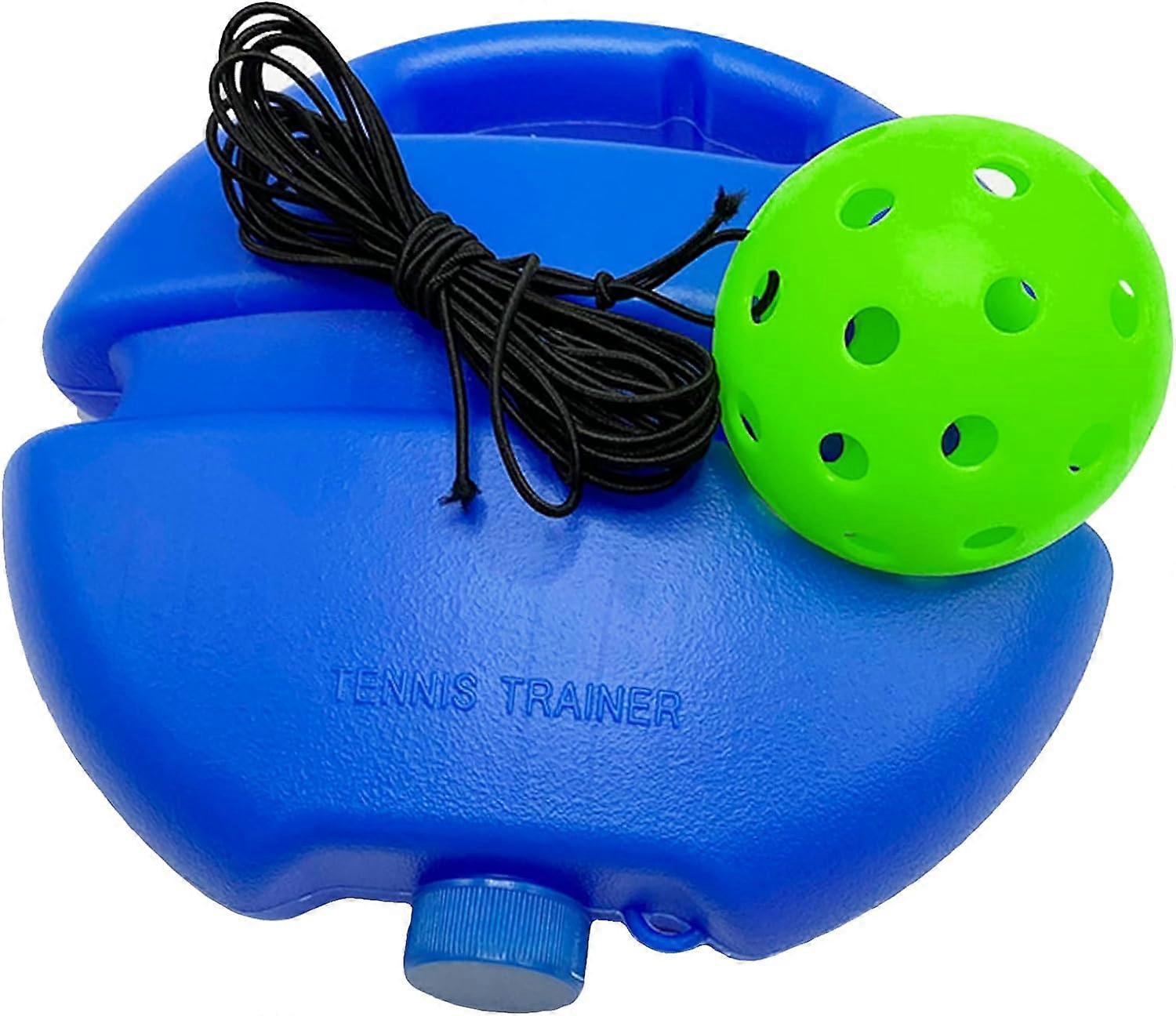 Pickleball Trainer,Pickleball Ball with Cord Baseboard,Pickleball Training Equipment with 40 Holes Elastic Ball,Pickleball Training Tool with Rope,Out