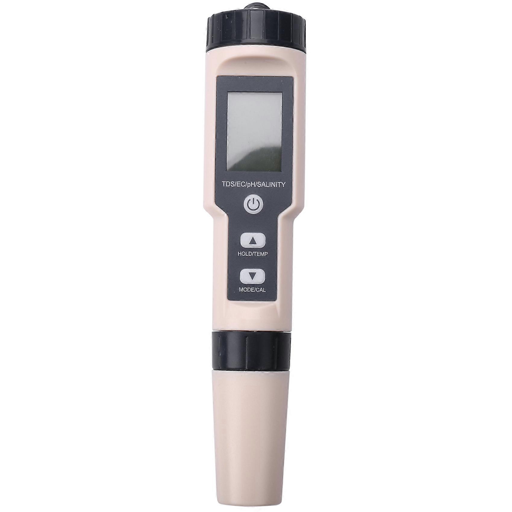 5 in 1 TDS/EC/PH/Salinity/Temperature Meter Digital Water Quality Monitor Tester for Pools, Drinkin