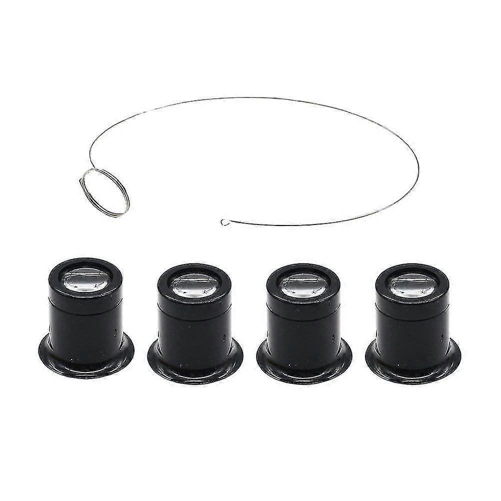 1 Set 10x Practical Repairing Magnifier Watchmakers Inspection Loupe Magnifier