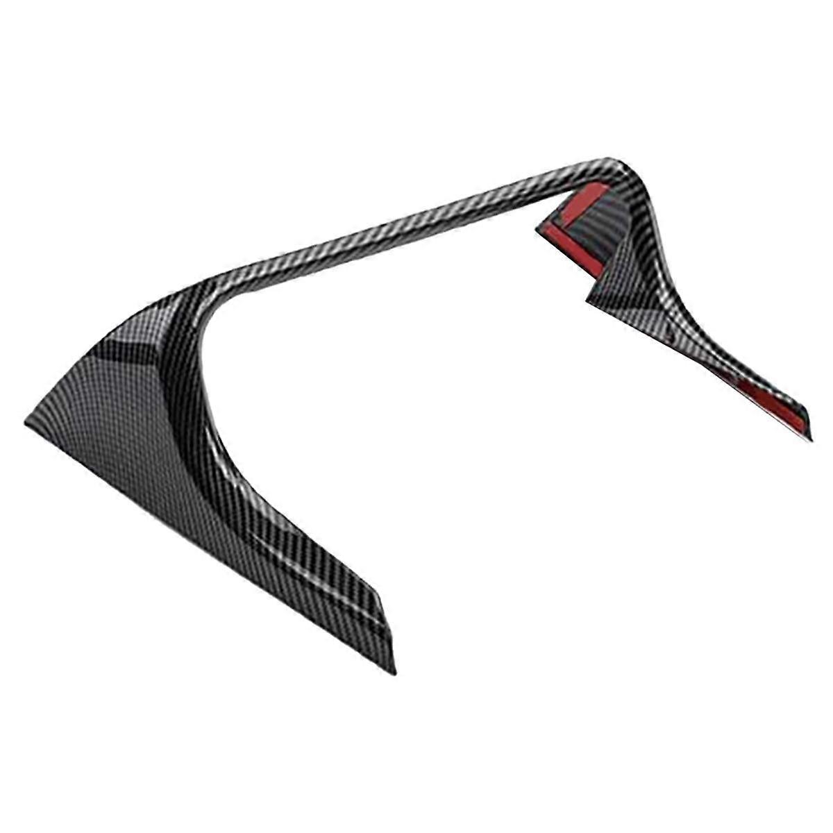 Carbon Fiber Central Control Air Conditioning Button Panel Frame Cover for 2018-2023