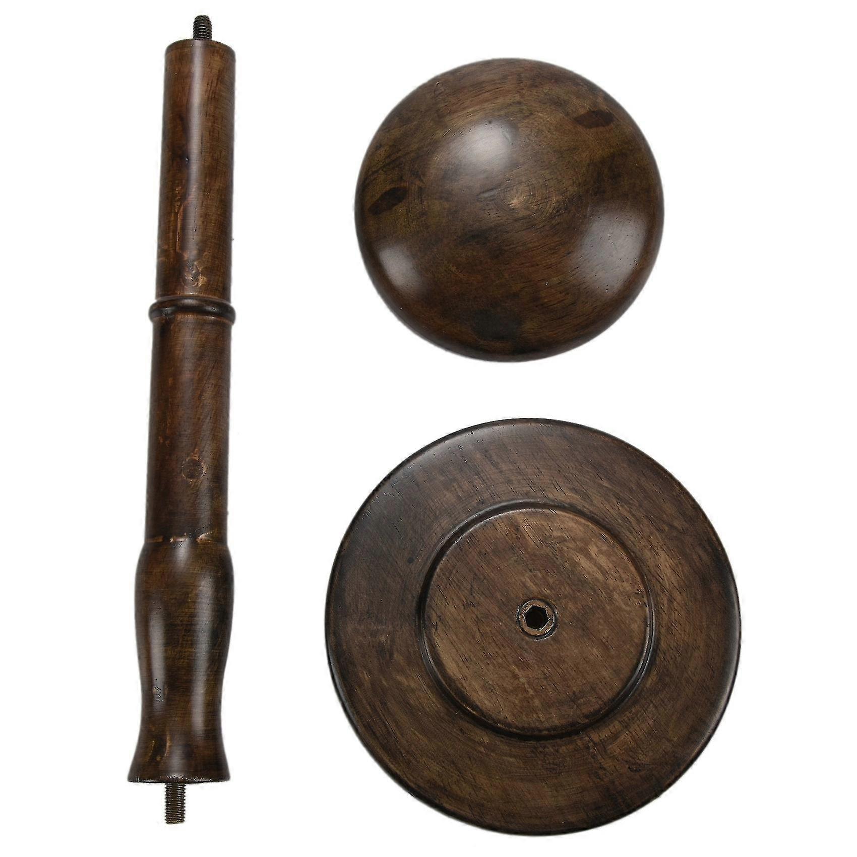 ヴィンテージ木製帽子ホルダーウィッグホルダーディスプレイスタンドディスプレイスタンド