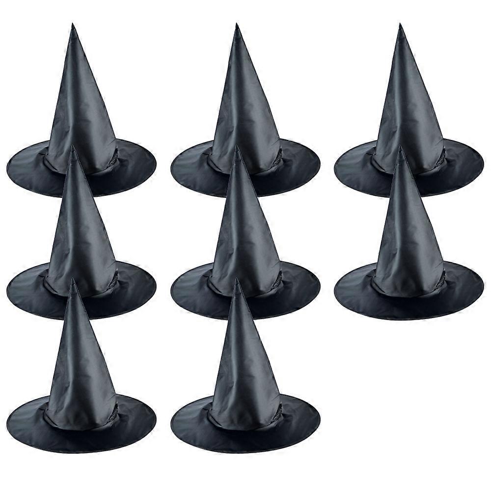 8パックハロウィンコスチュームウィッチハットキャップウィッチアクセサリーウィッチテーマの装飾やハロウィンパーティー用