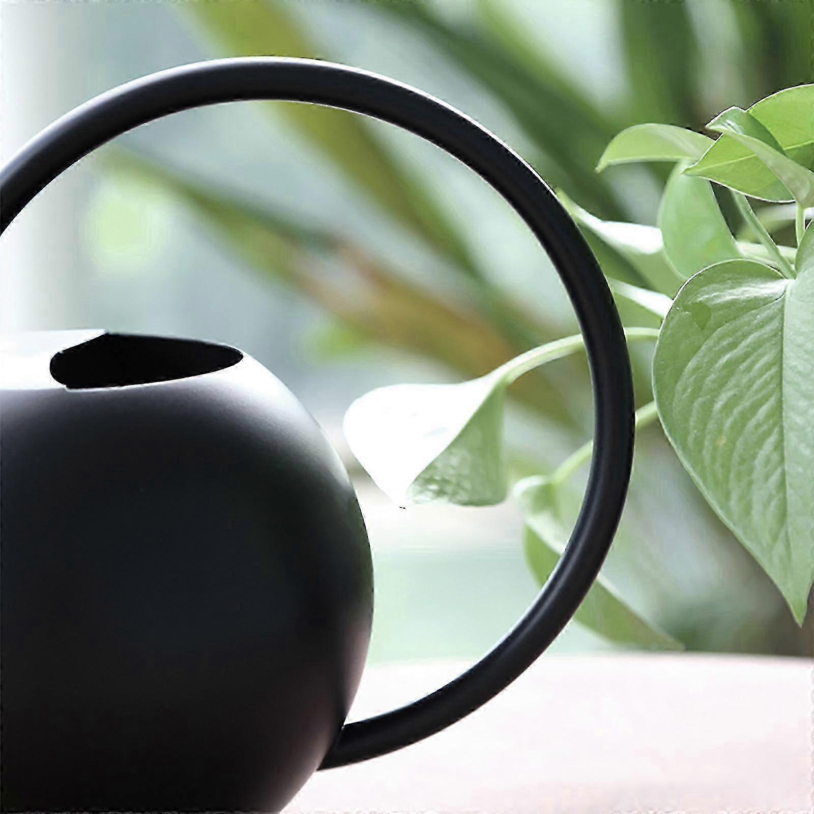 Stainless Steel Watering Can - Durable, Rust-resistant Gardening Tool For Precise Watering - Comfortable Handle - 400ml-hao-Yvan