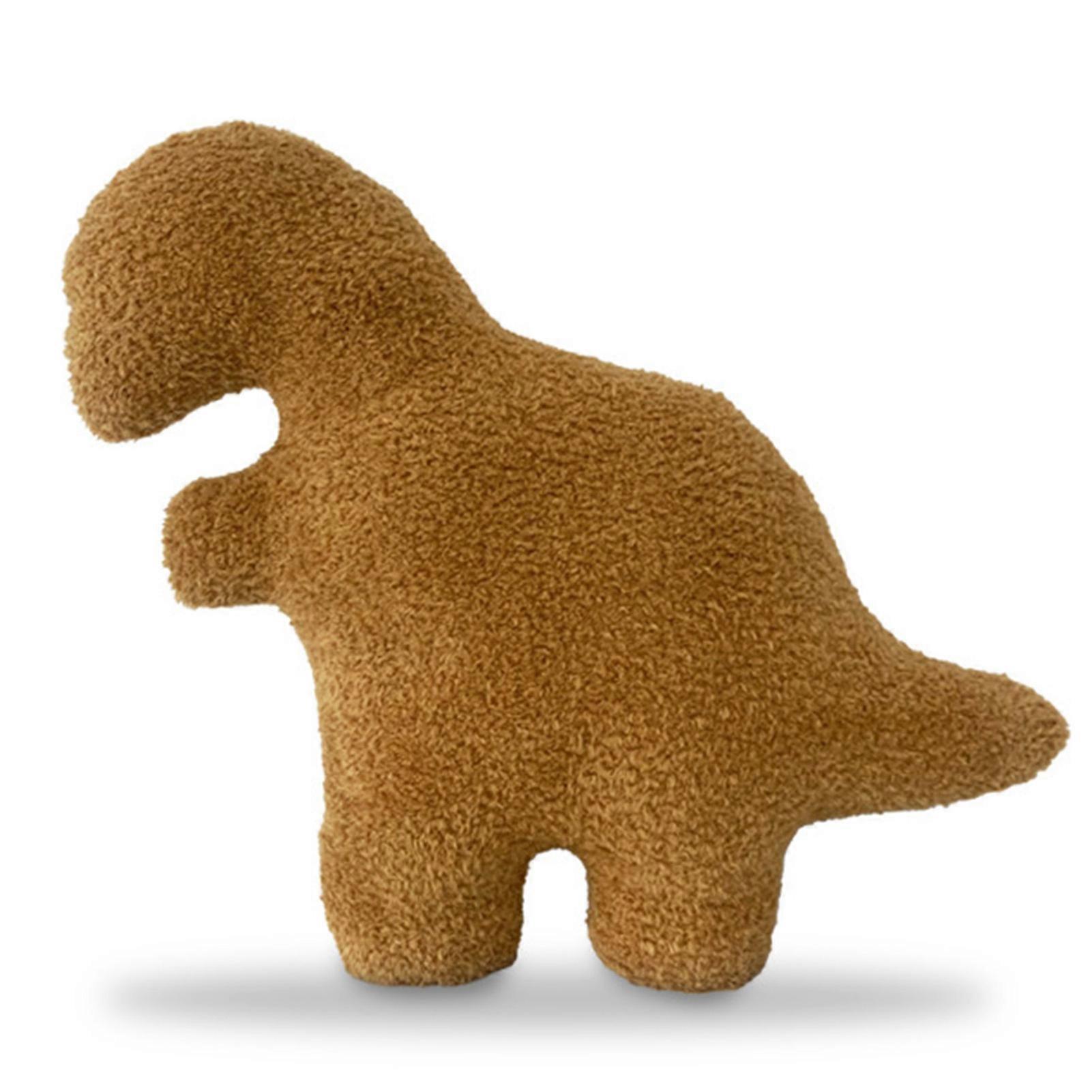 Dino Chicken Nugget Plush Pillow Stuffed Toy Lovely Soft Plushie Pillow Cushion Plush Doll for Easter Decorations Children\'s