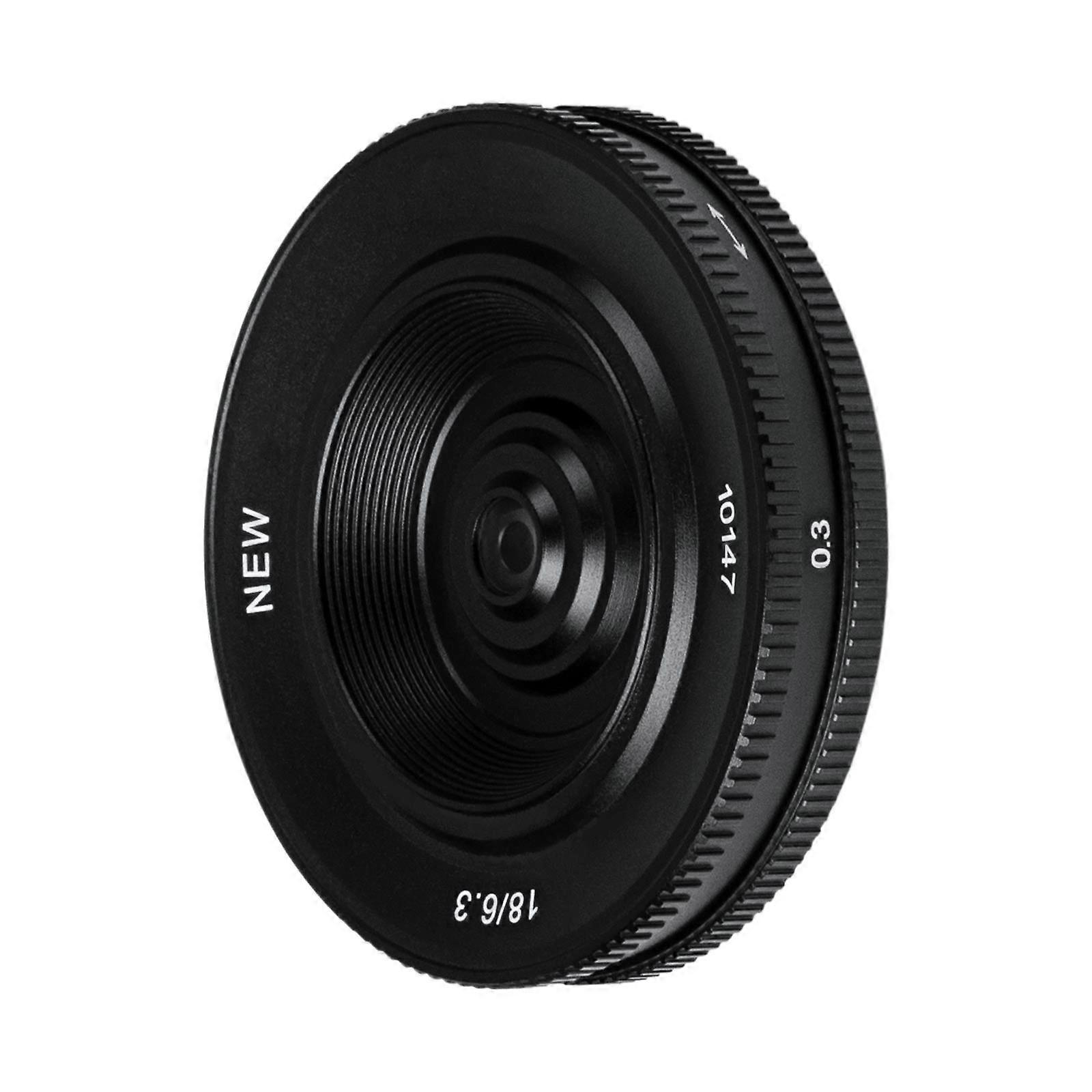 لفوجي فيلم X XF 7artisans F6.3 II عدسة UFO PanCake فائقة النحافة بدون مرآة مقاس 18 مم