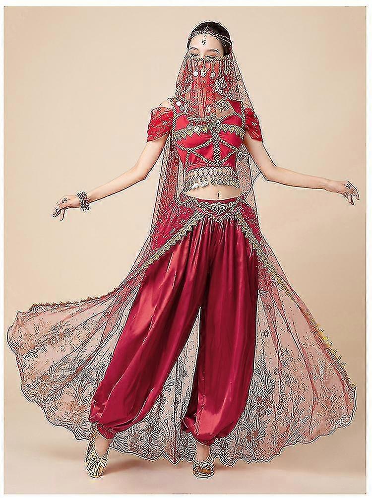 Princesa Jasmine Cosplay para mujeres Danza del vientre india