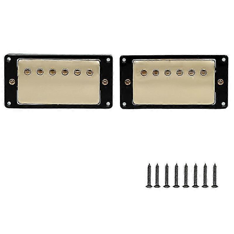 SET الغيتار الكهربائي Humbucker بيك آب 50 + 52mm مزدوجة لفائف بيك اب الذهب ل LP