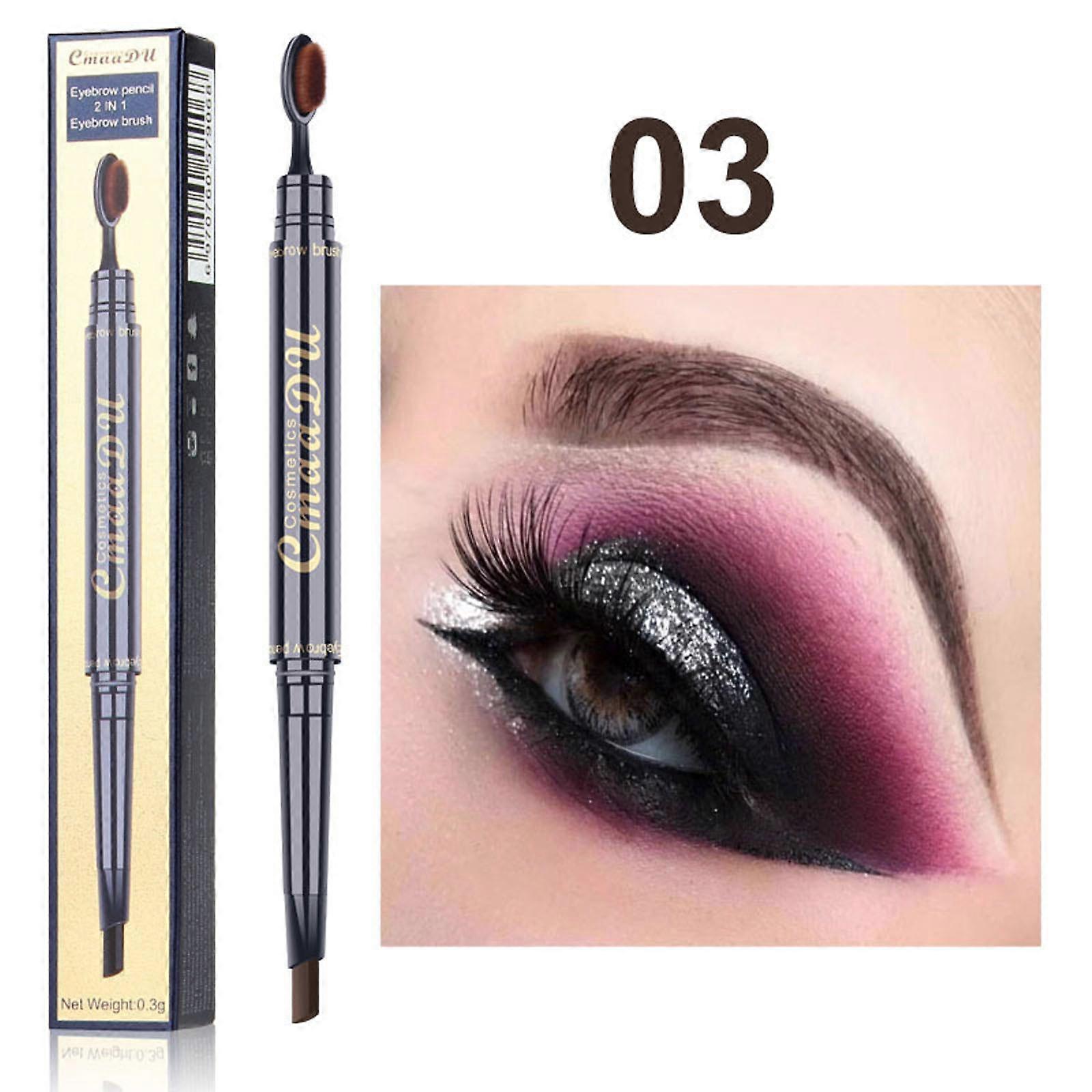, Sweat Protective, Non Discoloring, Natural And Durable Three-dimensional Eyebrow Pencil