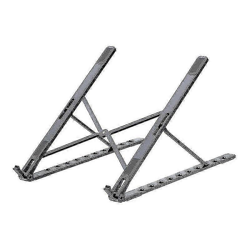 Adjustable Laptop Computer Riser Holder Multi-angle Stand Phone Stand Portable( Color : Grey )