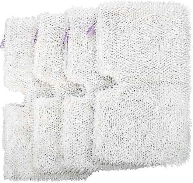 4-Pack Washable Microfiber Mop Pads for Shark Steam Po