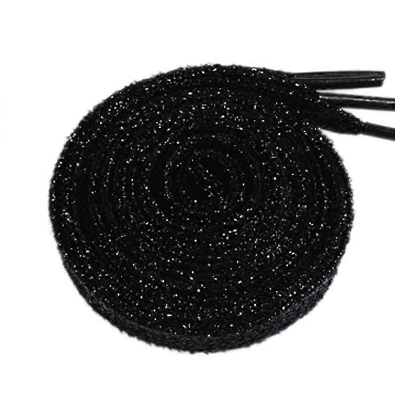 110cm Fashion Flat Glitter Colored Shoe Laces Canvas Sneaker Shoelaces String KAESI