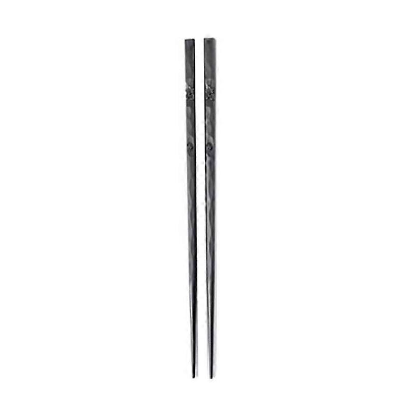 1 Pair Japanese Chopsticks Unbending Anti-slip Handles Alloy Japanese Sushi Chopsticks for Home KAESI