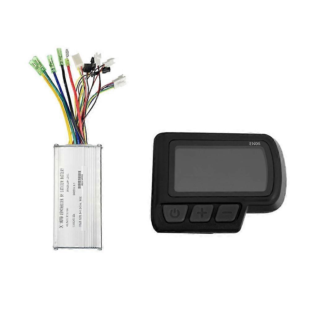 Electric Bicycle Scooter 36v 48v 500w 22a 9 Tube Brushless Dc Motor E-bike Controller En06 Lcd Disp