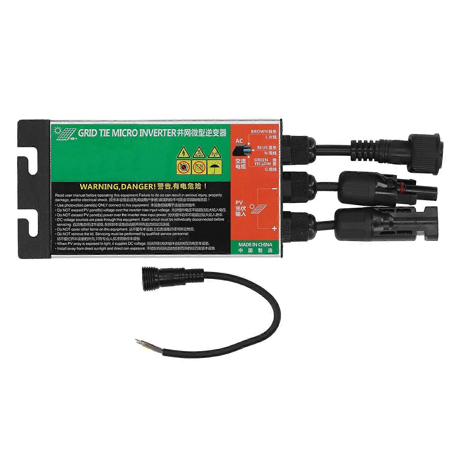 Onduleur solaire MPPT à onde sinusoïdale pure, en alliage d'aluminium, micro-onduleur solaire à onde sinusoïdale pure, AC 120 V, 150 W