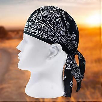 Hommes Adultes Paisley Print Moto Wrap Biker Hat Bandana Foulard
