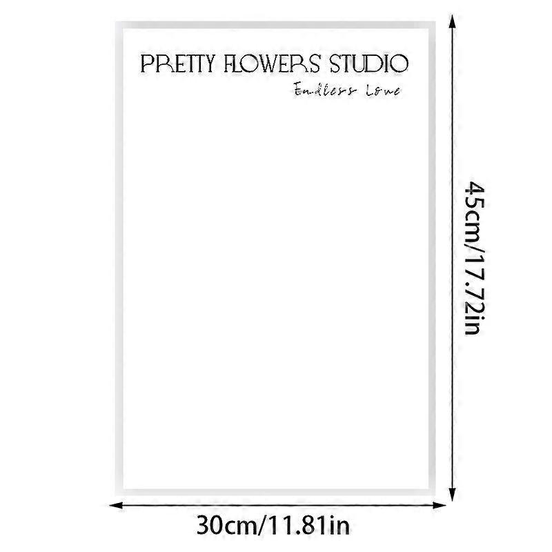 10/20 Sheets Black Letter Bouquet Wrapping Paper  Flower Wrapping Paper