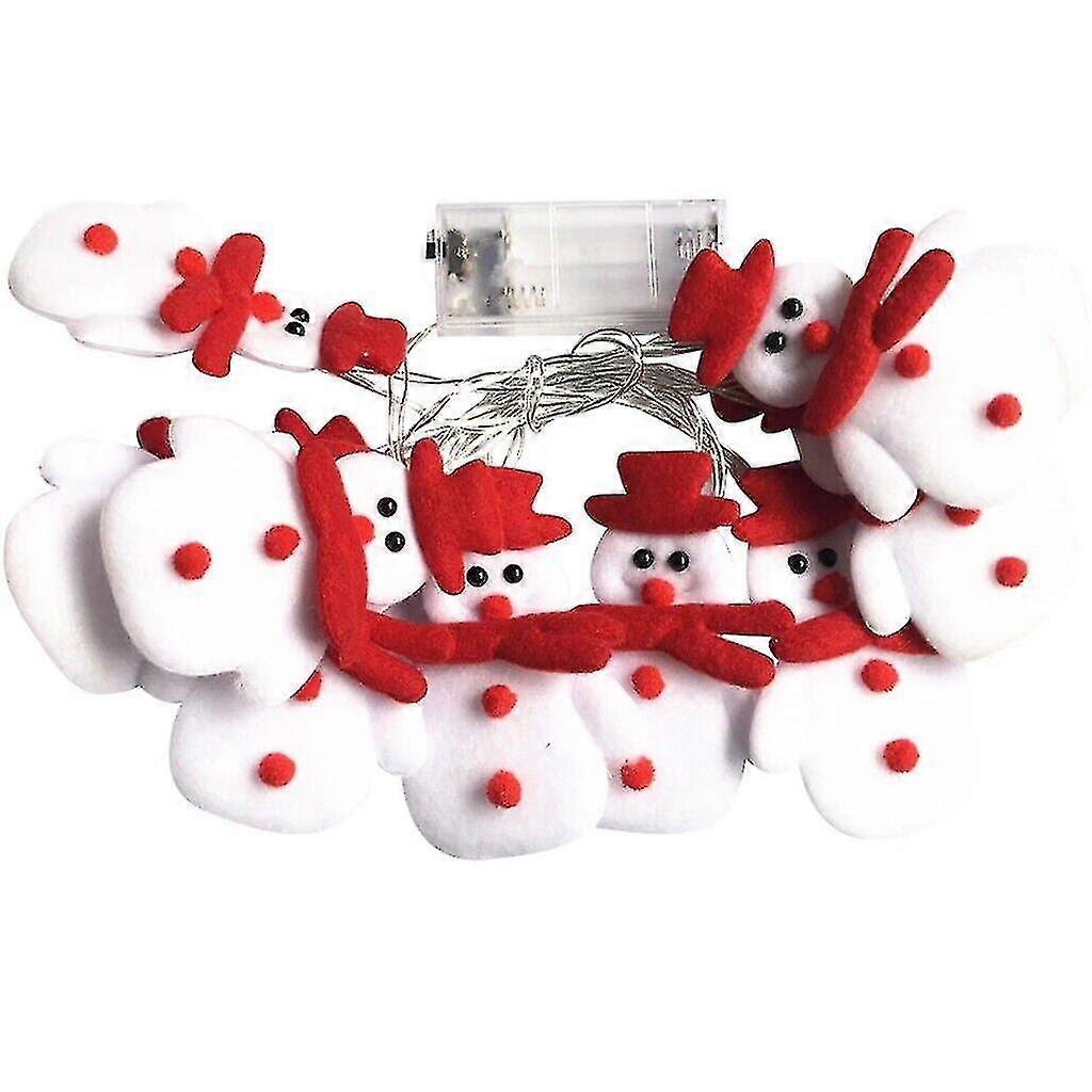 1,65m 10 Led Lights Snögubbe Julgran Hängande julprydnader Dekoration