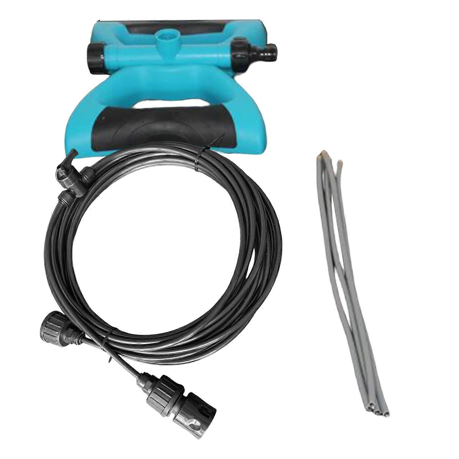 Spray Cooling System Misters Adjustable Flexible for Outside Pool  Gray