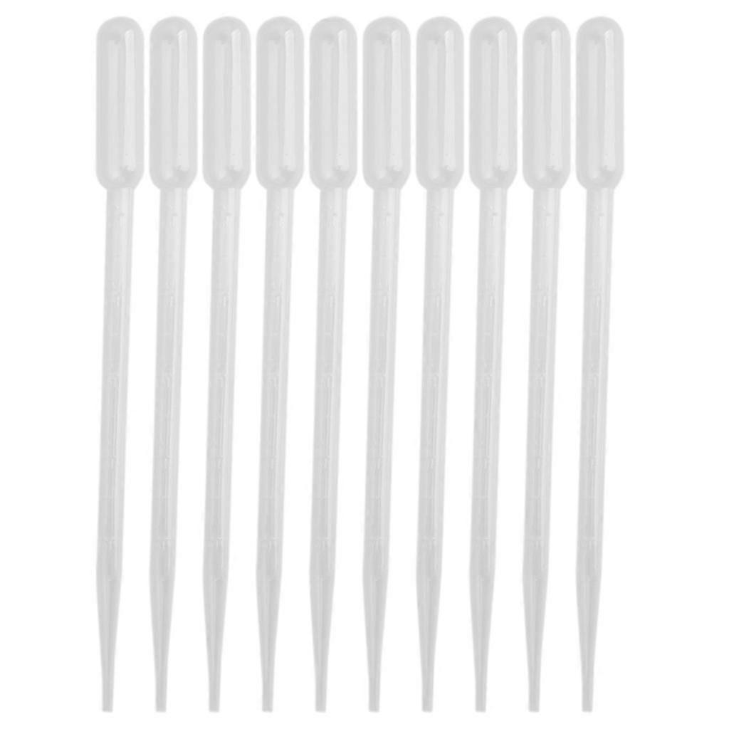 50pcs 5ml Transfert Pipettes graduées Gradué 1ml Compte-gouttes en plastique