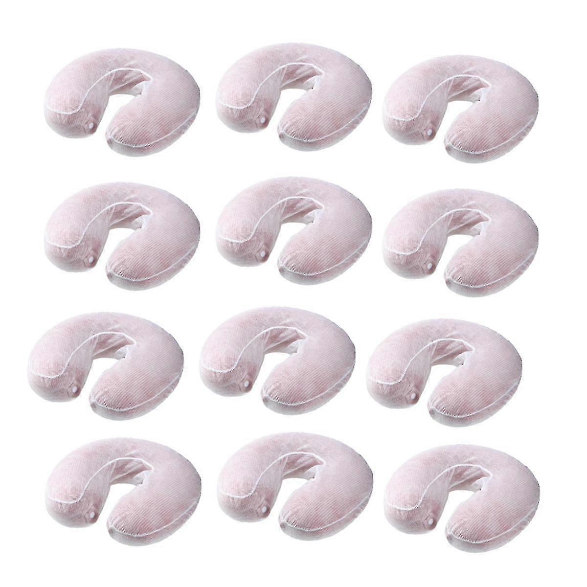 100 قطعة أغطية مسند الرأس القابل للتصرف أغطية التدليك التدليك أغطية مسند الرأس على شكل حرف U غطاء مهد للتدليك