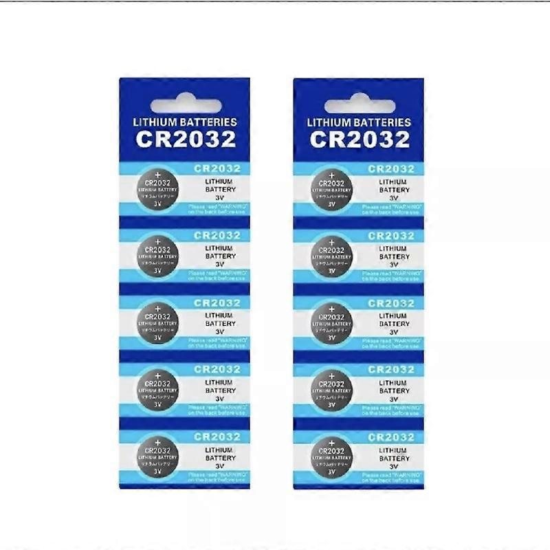 CR 2032 Pile bouton 3V Batterie au lithium pour montre Jouet Calculatrice Voiture Télécommande Bouton Pile Bouton