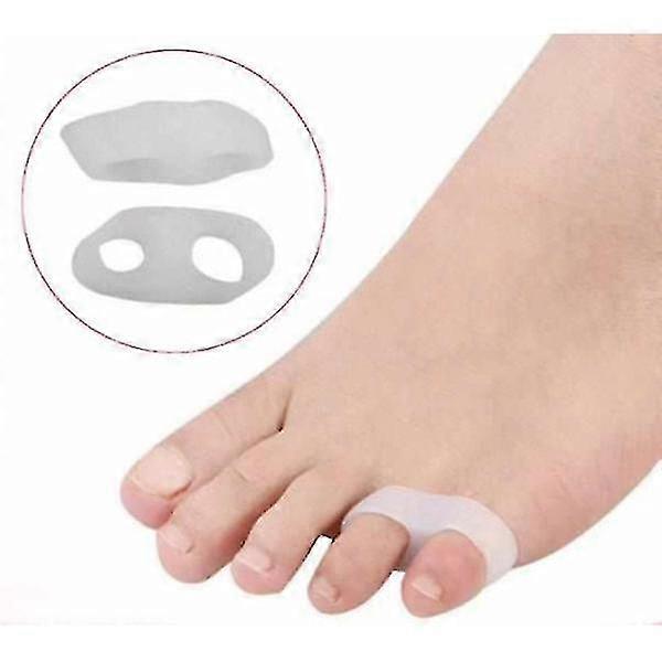 Toe Spreader For Crooked Little Toe - 2 Pack Transparent