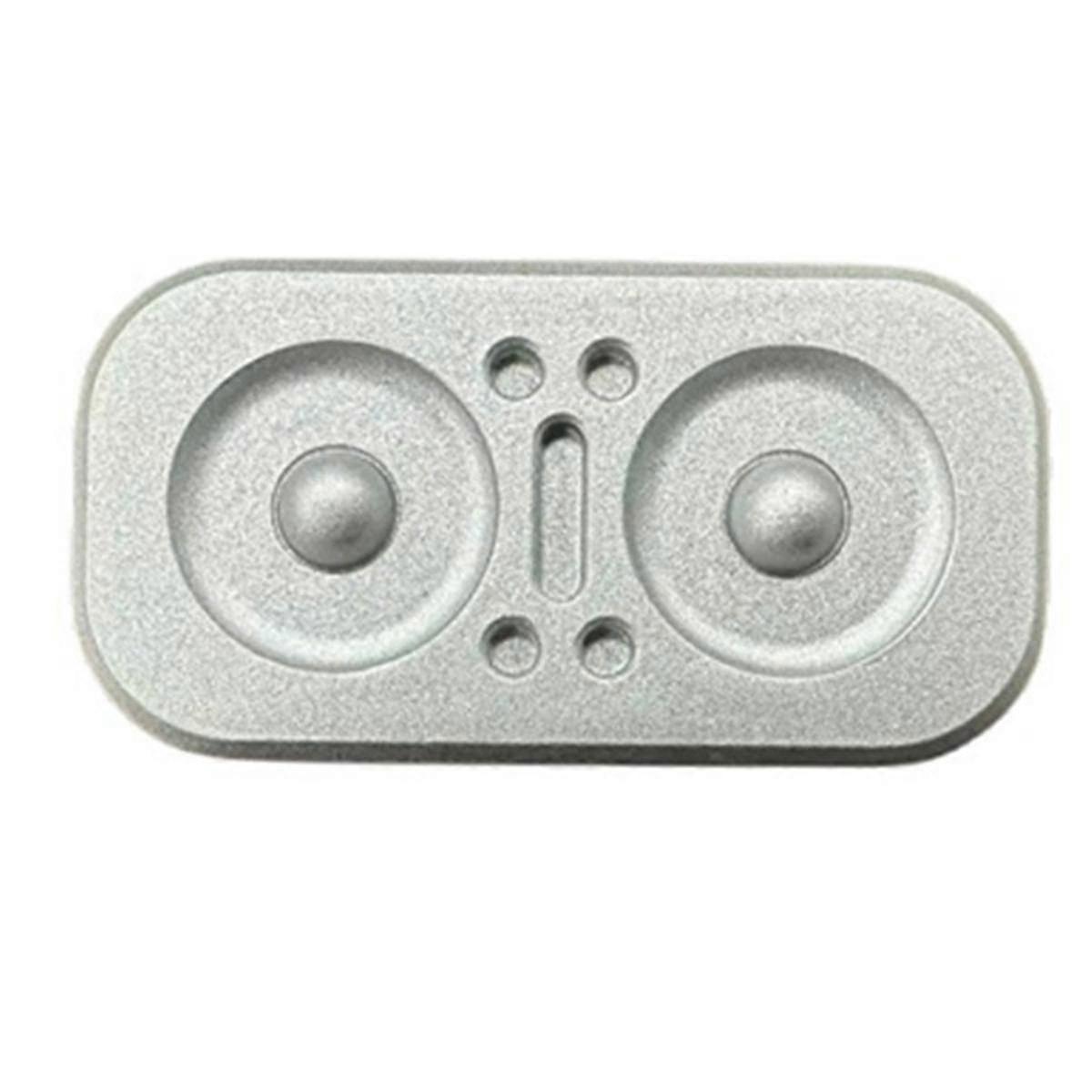 Eule Fidget Drehen Schieberegler Erwachsene Metall Angst Stress Abbau Spielzeug, Silber