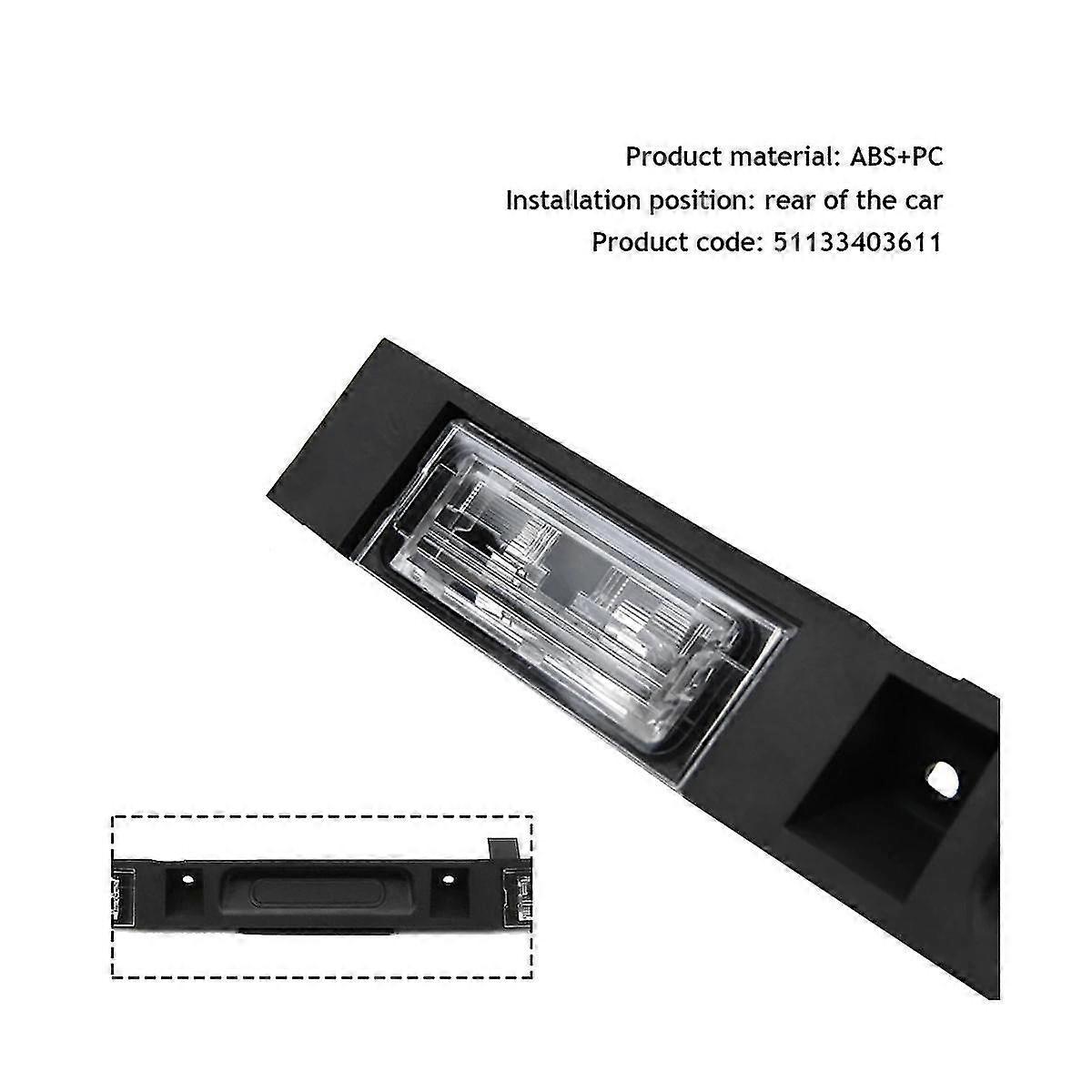 Trunk Boot Lid Grip Handle With Key Button Light For X3 E83 2.5l L6 2003-2010 Rear Handle Licence P