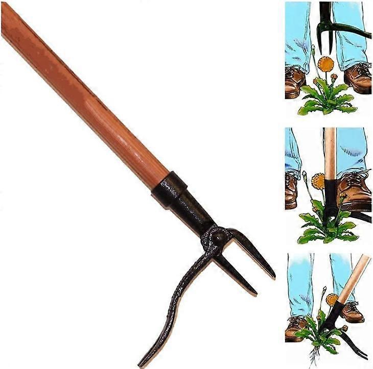 Garden Stand Up Weed Puller Outdoor Digging Root Remover