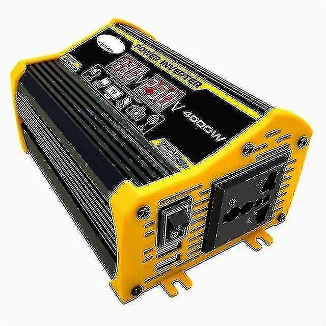 4000w 12v till 220v/ 110v Led Display Car Power Inverter Converter Adapter Dual Usb Voltage Transformer Modified Sine Wave