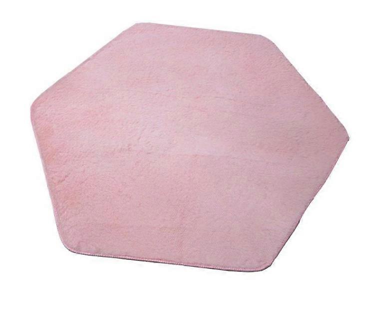 Covor moale pentru copii Play Castle - Covor hexagonal roz