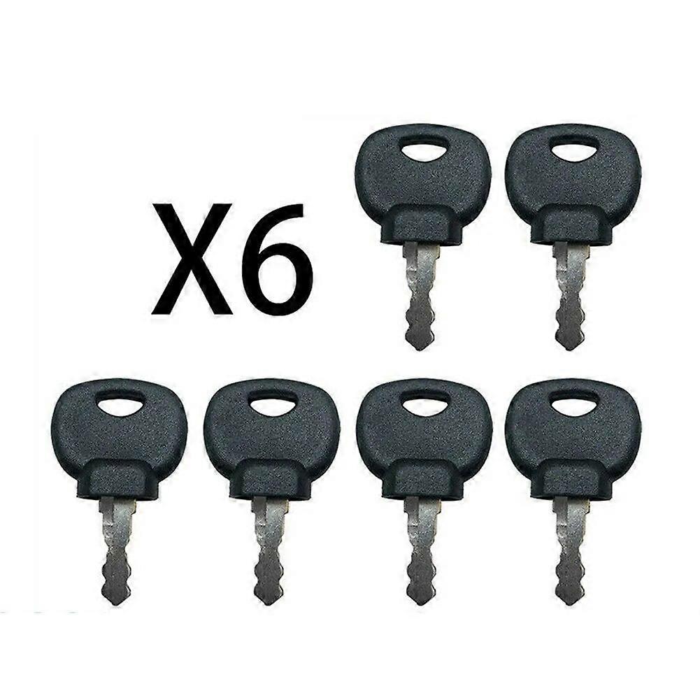 6 X イグニッション キー プラント アプリケーション スペア 14607 JCB Bomag Manitou トラクター 6 スペア 14607 イグニッション キー カー アクセサリー