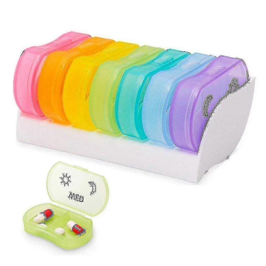 14-grid Medicine Box -week Er Mini Pill Stora Box