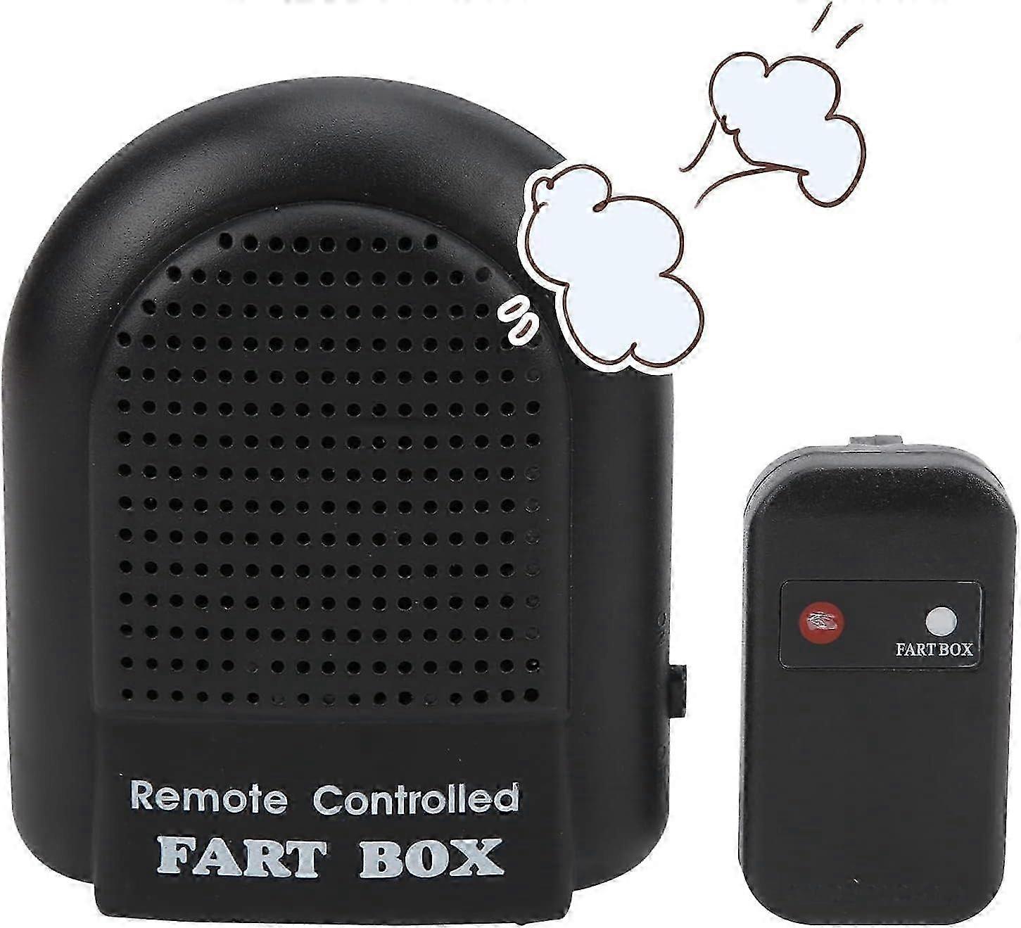 Fart Machine with Remote, Electronic Remote Controlled Fart Machine for Family and Friend - Black
