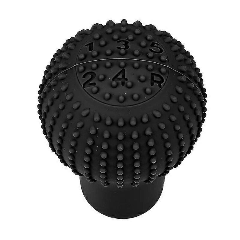 Round Ball Shape Car Gear Shift Knob Cover Multicolor Silicone Anti Slip Protective Sleeve Univeral Fit Shifter Handle