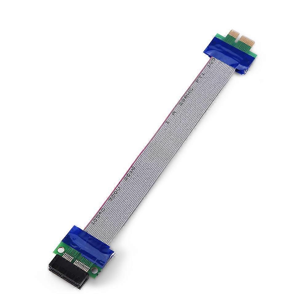 PCI-E 1X to 1X Male to Female VGA Graphics Card Extended Ribbon Cable