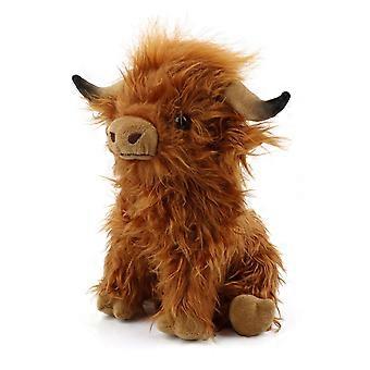 25cm Plush Stuffed Toy Highland Cow Soft Gift