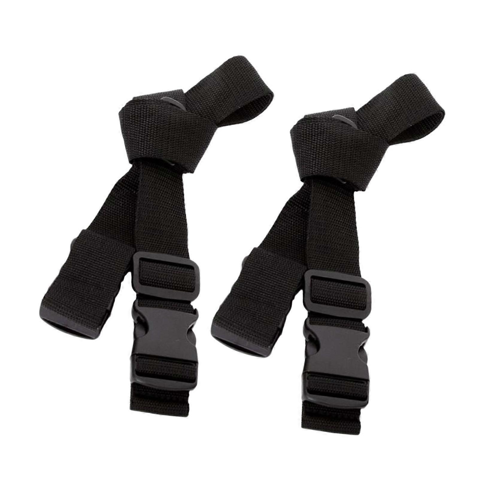 2Pcs Adjustable Straps with Quick Release Buckles for Hiking Cargo Accessory 2.5 cmx200 cm