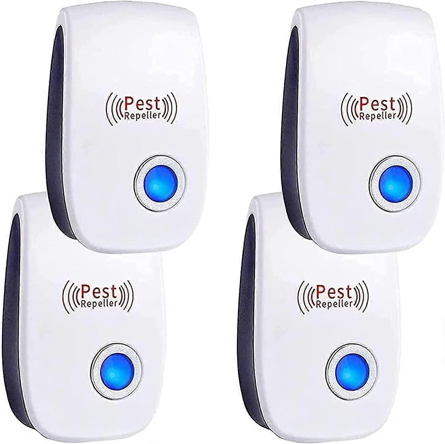 Ultrasonic Mosquito Repellent, 4 Pack Ultrasonic Mosquito Repellent, Ultrasonic Mosquito Repellent and Indoor Electronic Mosquito Repellent