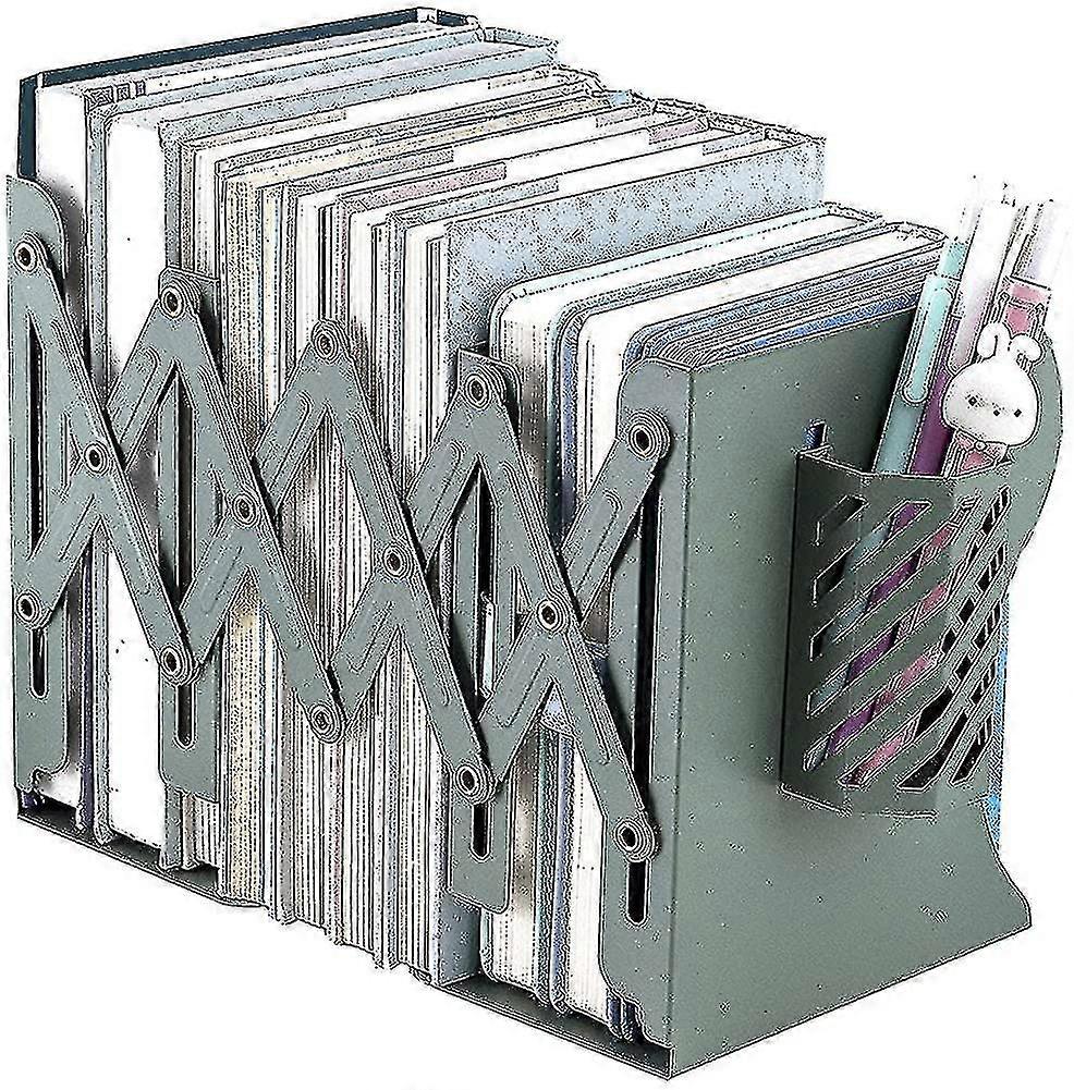 Adjustable Bookend For File Magazine Binder Holder, Book End For Heavy Book