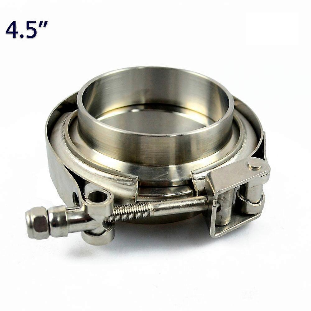 Auto exhaust pipe Quick V-band clamp kit.1.5'' Stainless steel Quick VBand clamp with M/F self align flanges kit