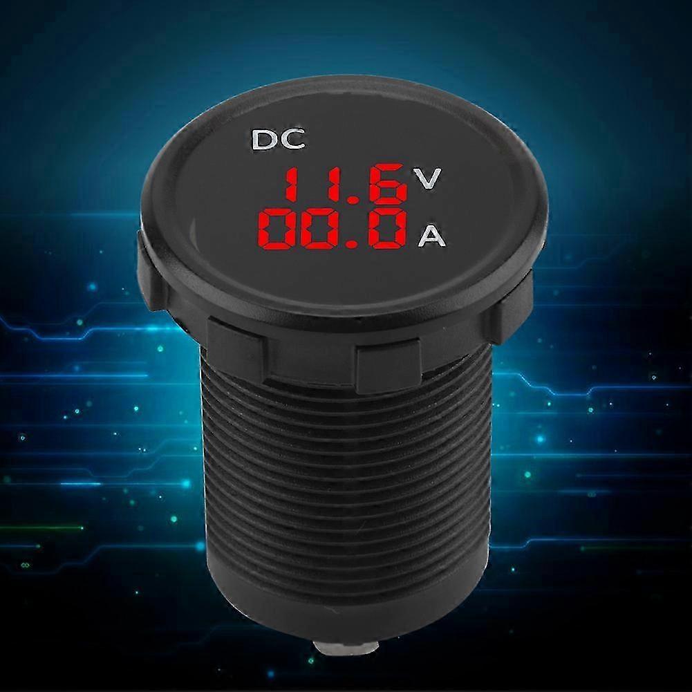 12-24V Digital Voltmeter Ammeter Voltage Current Meter Red LED Display for Car Motorcycle Boat