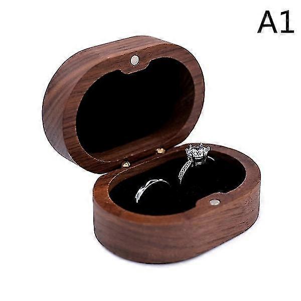 Rustikaler Ehering Box Hochzeitstag Ringhalter