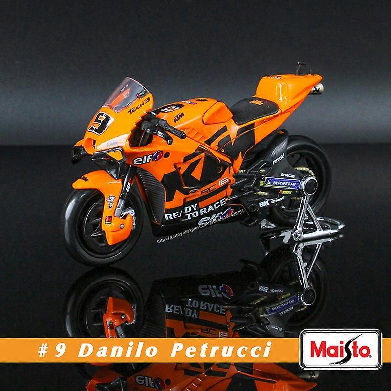 Maisto 1:18 Tech3 KTM Factory Racing 9# Petrucci 27# Lecuona Factory Licensed Simulation Alloy Motorcycle Model Toy Collection