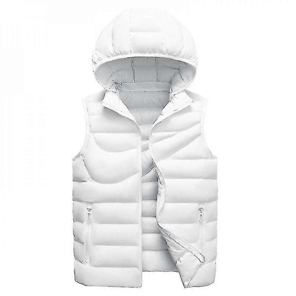 Steppweste ärmellose Jacke für Herren mit abnehmbarem H BUQ