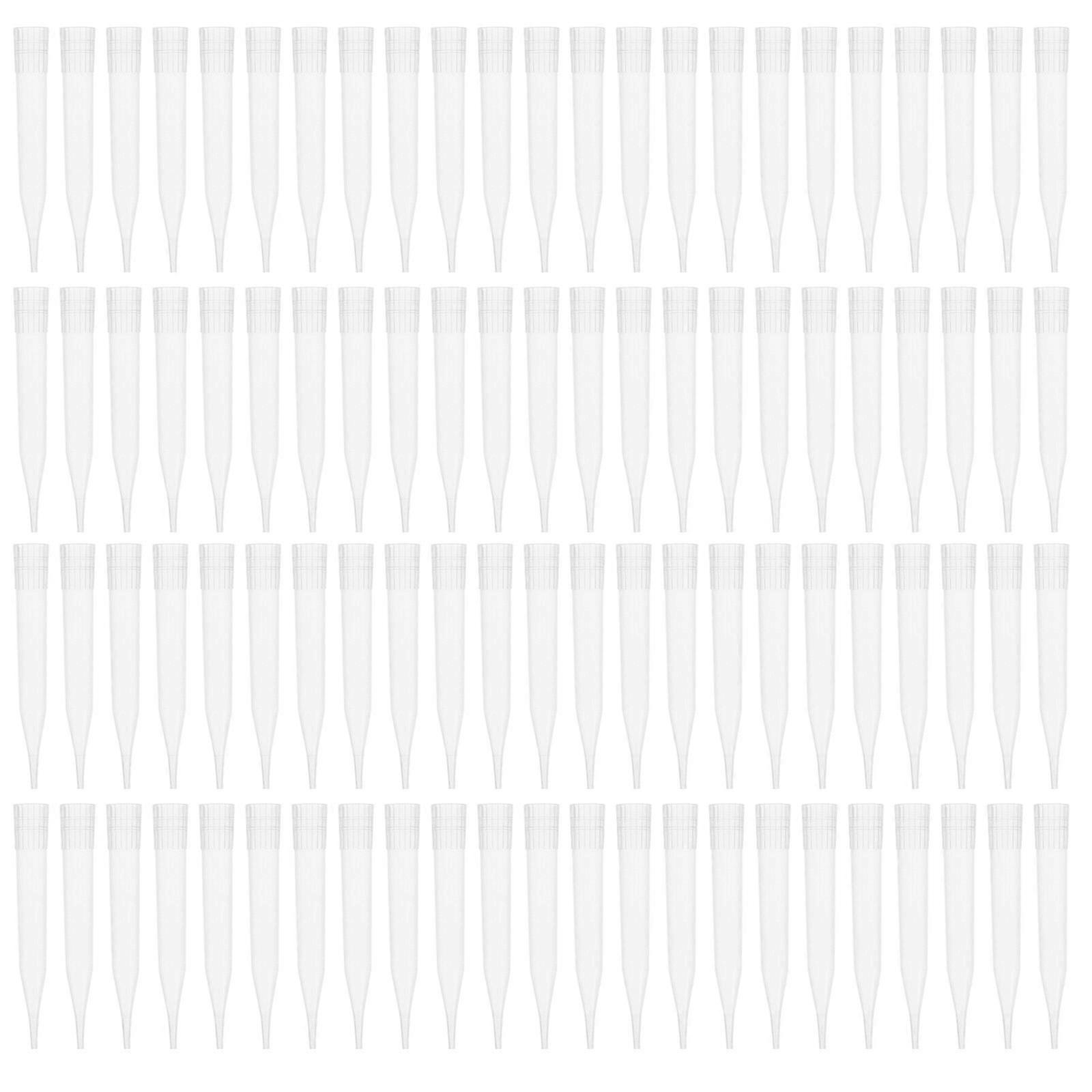 300pcs Transparent Pipette Tips Pipettor Tube Pipette Tips 5ml Pipettor Nozzle