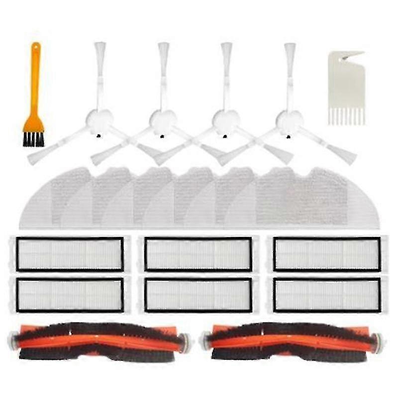 Main Brush Side Brush Hepa Filter Compatible With Xiaomi Mijia 1c Stytj01zhm
